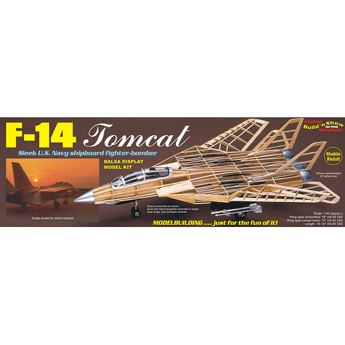 Guillow's F-14 Tomcat Balsa Plane Model Kit