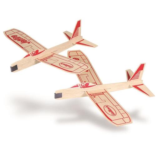 Guillows Jetfire Balsa Glider (Twin Pack)