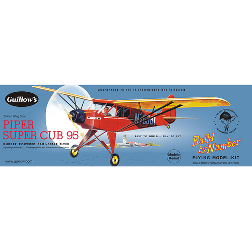 Guillow's Piper Cub 95 Balsa Plane Model Kit