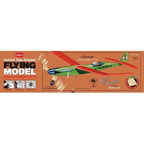 Guillow's Arrow - Laser Cut Balsa Plane Model Kit