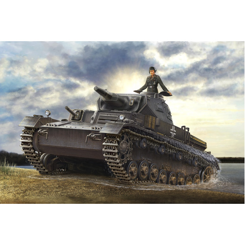 HobbyBoss 1/35 German Panzerkampfwagen IV Ausf D / TAUCH Plastic Model Kit [80132]