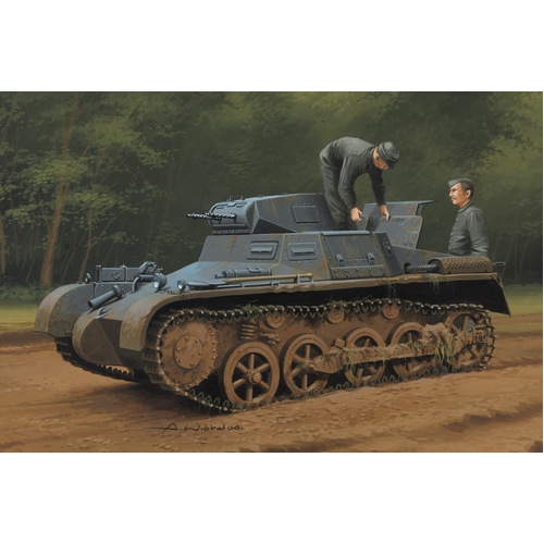 HobbyBoss 1/35 German Panzer 1Ausf A Sd.Kfz.101(Early/Late Version) Plastic Model Kit [80145]