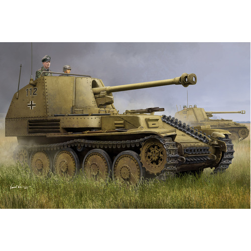 HobbyBoss 1/35 Marder III Ausf.M Tank Destroyer Sd.Kfz.138 - Early Plastic Model Kit [80169]