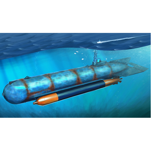 HobbyBoss 1/35 German Molch Midget Submarine Plastic Model Kit [80170]