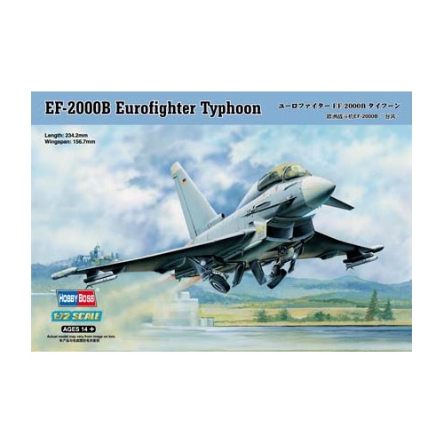 HobbyBoss 1/72 EF-2000B Eurofighter Typhoon Plastic Model Kit [80265]