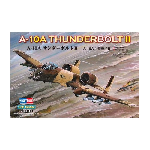 HobbyBoss 1/72 A-10A Thunderbolt II Plastic Model Kit [80266]