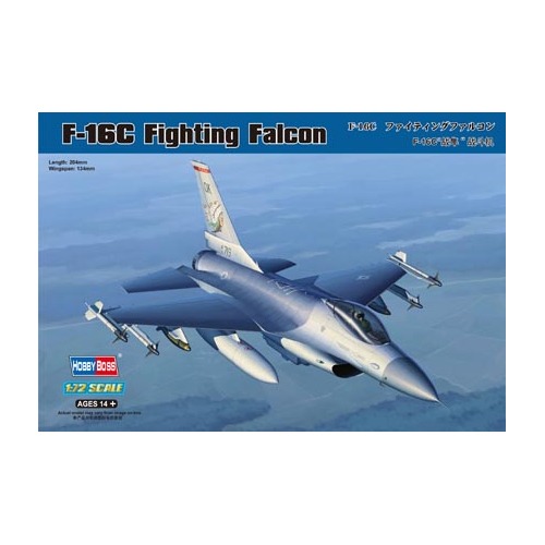 HobbyBoss 1/72 F-16C Fighting Falcon Plastic Model Kit [80274]