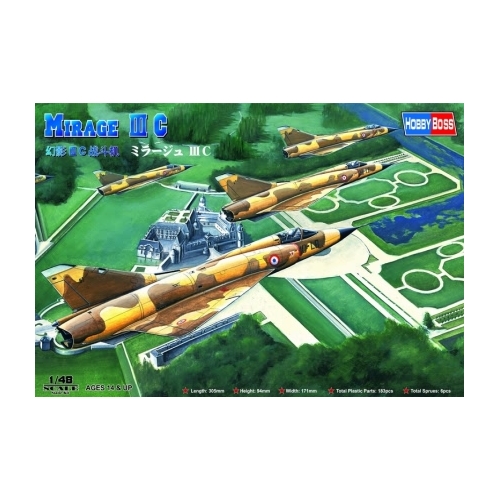 HobbyBoss 1/48 Mirage IIIC Fighter Plastic Model Kit [80315]