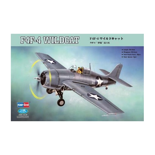 HobbyBoss 1/48 F4F-4 “Wildcat” Fighter Plastic Model Kit [80328]