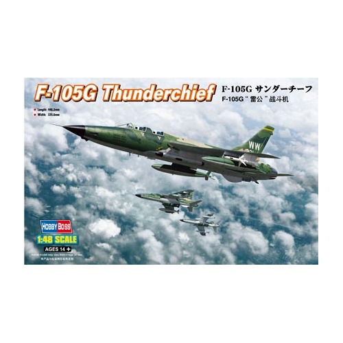 HobbyBoss 1/48 F-105G Thunderchief Plastic Model Kit [80333]