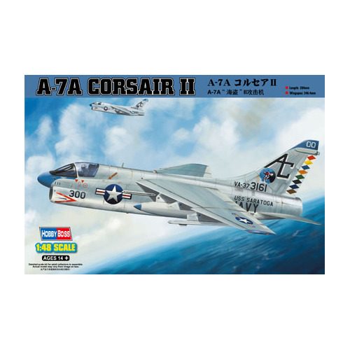 HobbyBoss 1/48 A-7A Corsair II Plastic Model Kit [80342]