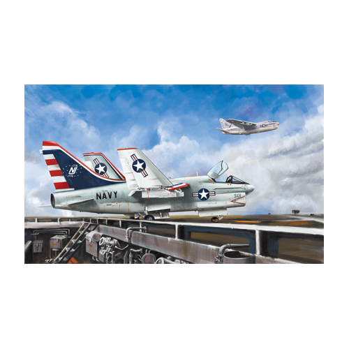 HobbyBoss 1/48 A-7B Corsair II Plastic Model Kit [80343]