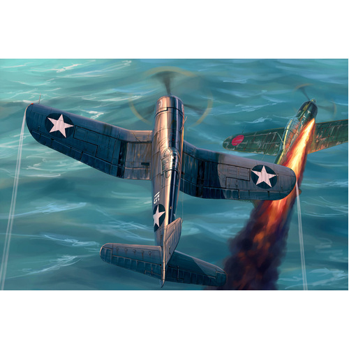 HobbyBoss 1/48 F4U-1 Corsair Late version Plastic Model Kit [80382]