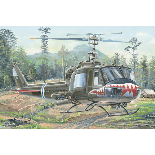 HobbyBoss 1/18 UH-1 Huey B/C Plastic Model Kit [81807] *Aus Decals*