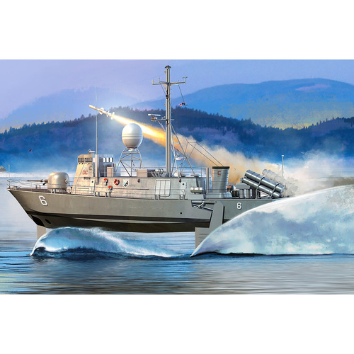 HobbyBoss 1/200 USS PHM of Pegasus Class Plastic Model Kit [82006]