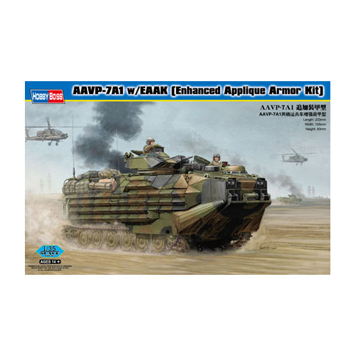 HobbyBoss 1/35 AAVP-7A1 w/EAAK (Enhanced Applique Armor Kit) Plastic Model Kit [82414]