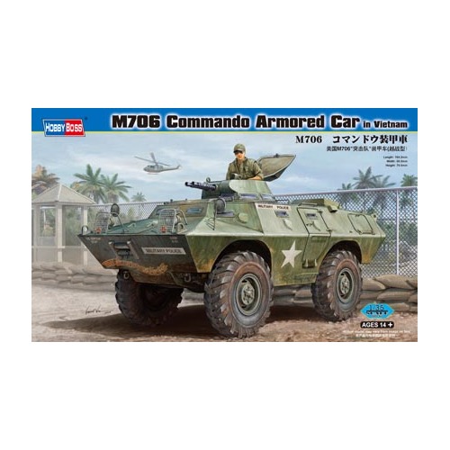 HobbyBoss 1/35 M706 Commando Armored Car in Vietnam Plastic Model Kit [82418]