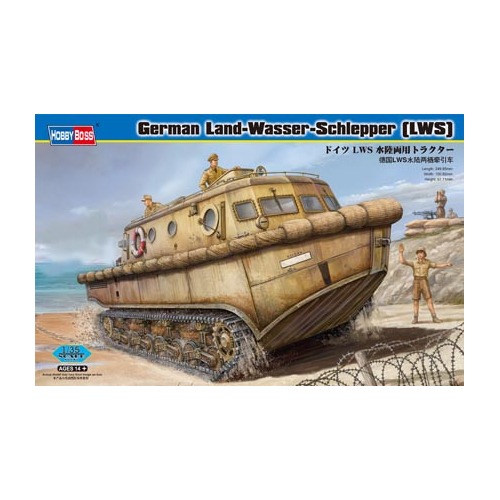 HobbyBoss 1/35 German Land-Wasser-Schlepper (LWS) amphibious tractor Early Plastic Model Kit [82430]