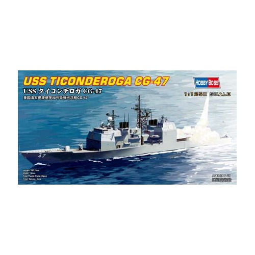 HobbyBoss 1/1250 TICONDEROGA CG-47 Plastic Model Kit [82501]