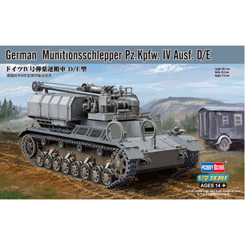 HobbyBoss 1/72 German Munitionsschlepper Pz.Kpfw. IV Ausf. D/E Plastic Model Kit [82907]