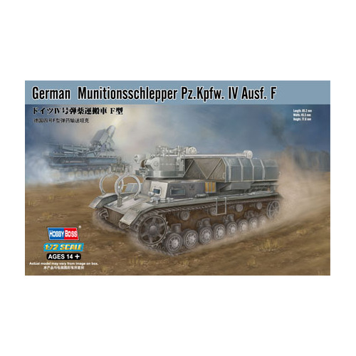 HobbyBoss 1/72 German Munitionsschlepper Pz.Kpfw. IV Ausf. F Plastic Model Kit [82908]