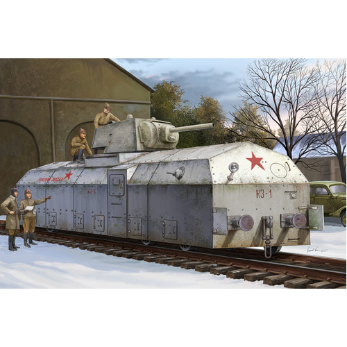 HobbyBoss 1/72 Soviet Armoured Train Plastic Model Kit [82912]