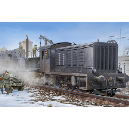 HobbyBoss 1/72 German WR360 C12 Locomotive Plastic Model Kit [82913]