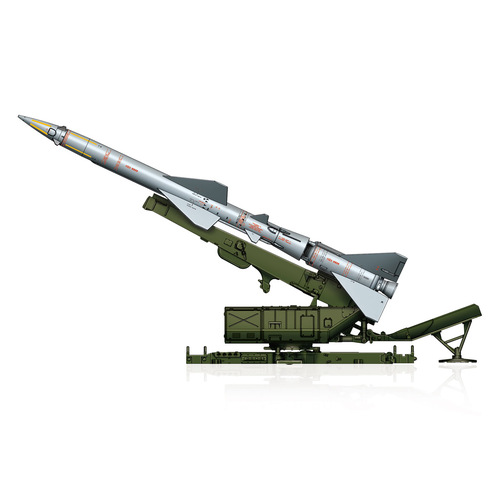 HobbyBoss 1/72 Sam-2 Missile with Launcher Cabin Plastic Model Kit [82933]