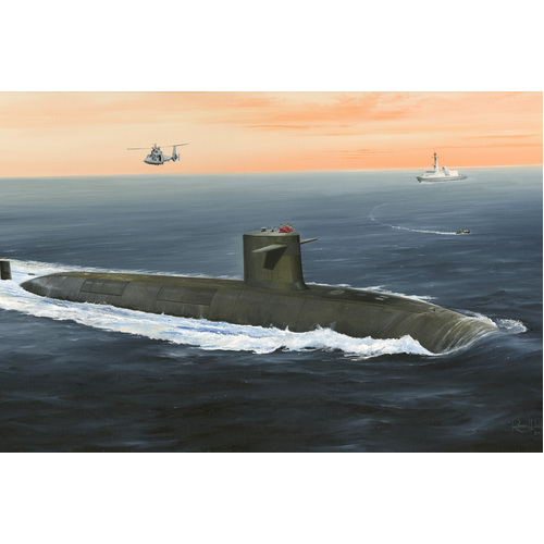 HobbyBoss 1/350 French Navy Le Triomphant SSBN Plastic Model Kit [83519]