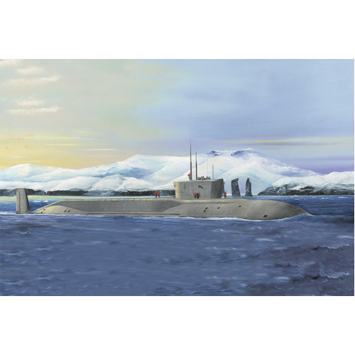 HobbyBoss 1/350 Russian Navy Project 955 Borei-Yuri Dolgoruky SSBN Plastic Model Kit [83520]