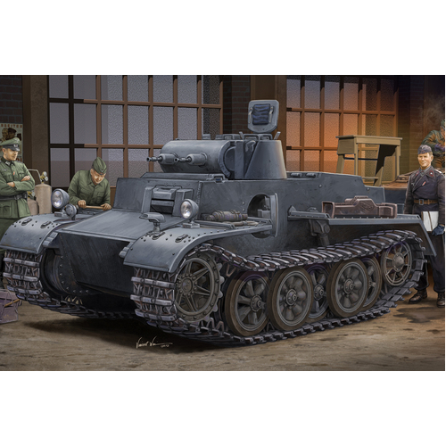 HobbyBoss 1/35 German Pzkpfw.I Ausf.F (VK1801)-Early Plastic Model Kit [83804]