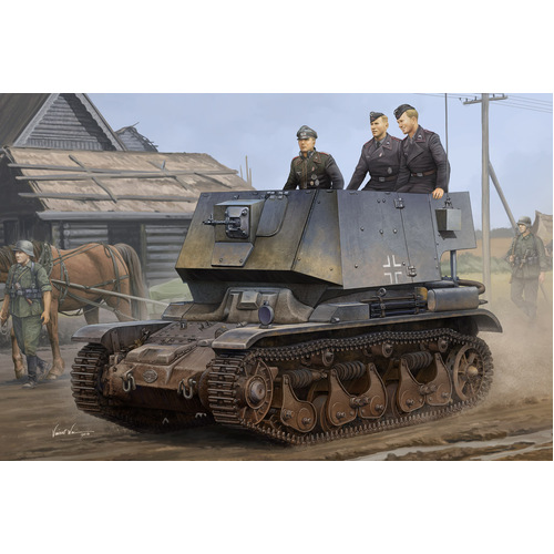 HobbyBoss 1/35 Befehlsfahrzeug auf Fgst. Pz.Kpfw.35 R 731(f) Plastic Model Kit [83809]