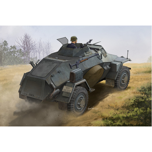 HobbyBoss 1/35 German Sd.Kfz.221 Leichter Panzerspahwagen (1st Series) Plastic Model Kit [83811]