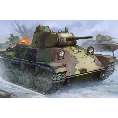 HobbyBoss 1/35 Finnish T-50 Tank Plastic Model Kit [83828]