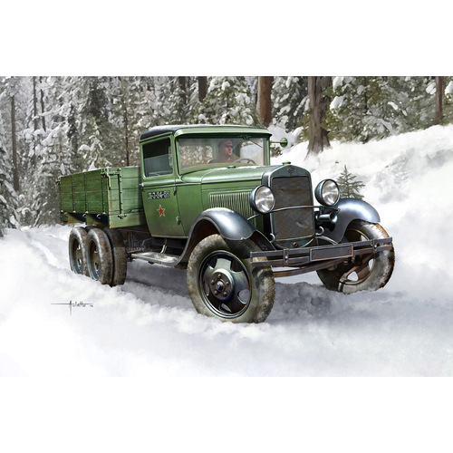 HobbyBoss 1/35 Soviet GAZ-AAA Cargo Truck Plastic Model Kit [83837]