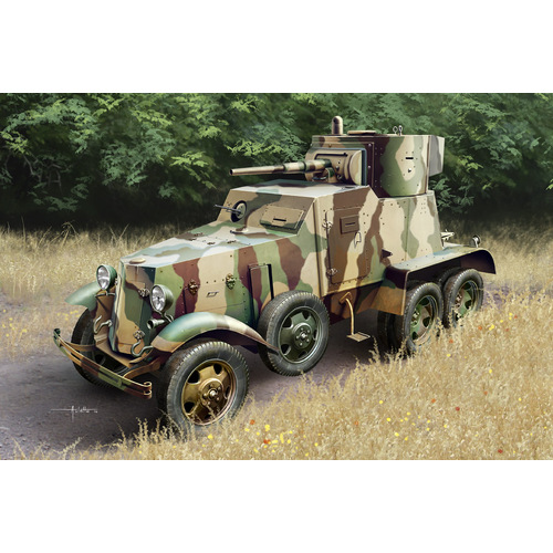 HobbyBoss 1/35 Soviet BA-6 Armor Car Plastic Model Kit [83839]