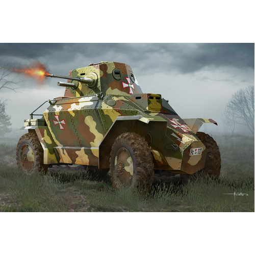 HobbyBoss 1/35 Hungarian 39M CSABA Armored Car Plastic Model Kit [83866]