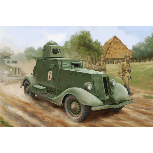 HobbyBoss 1/35 Soviet BA-20 Armored Car Mod.1937 Plastic Model Kit [83882]