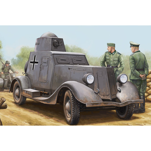 HobbyBoss 1/35 Soviet BA-20M Armored Car Plastic Model Kit [83884]