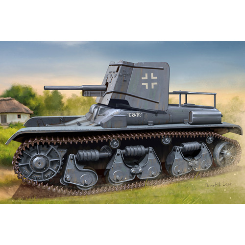 HobbyBoss 1/35 [German 3.7cm Pak 35/36 auf Pz.Kpfw 35R(f)] Plastic Model Kit [83895]