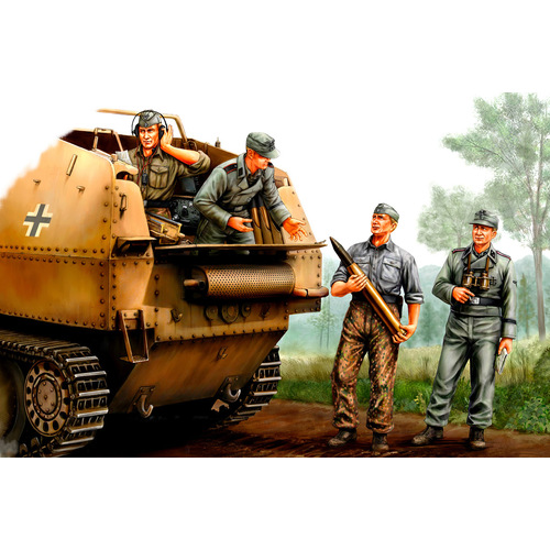 HobbyBoss 1/35 German SPG Crew Plastic Model Kit [84402]