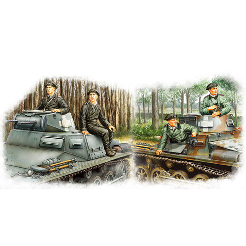 HobbyBoss 1/35 German Panzer Crew Set Plastic Model Kit [84419]