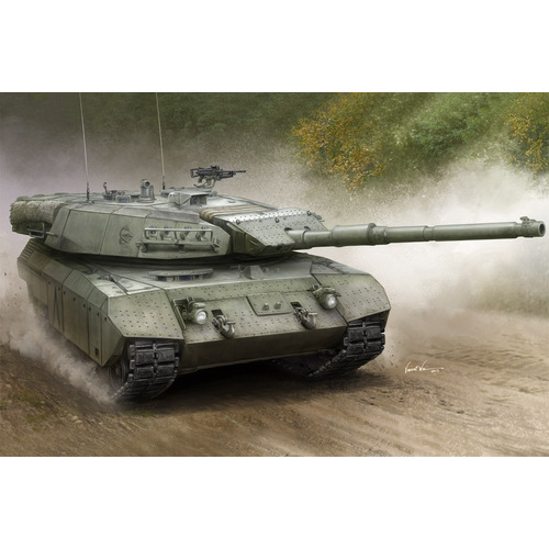 HobbyBoss 1/35 Leopard C2 MEXAS (Canadian MBT) Plastic Model Kit [84504]