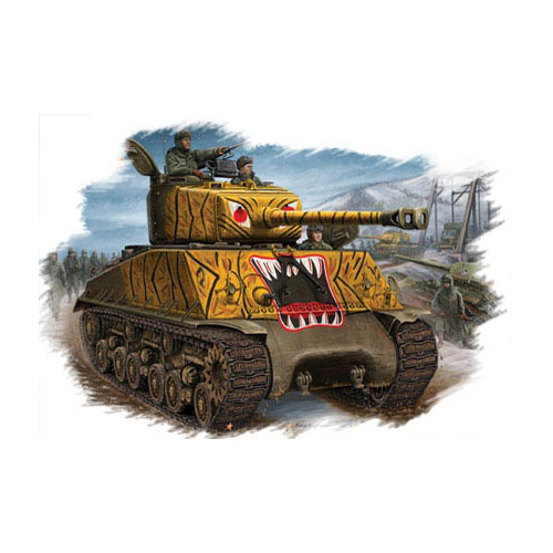 HobbyBoss 1/48 M4A3E8 TANK Plastic Model Kit [84804]