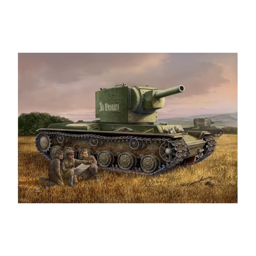 HobbyBoss 1/48 Russian KV-2 Tank Plastic Model Kit [84816]