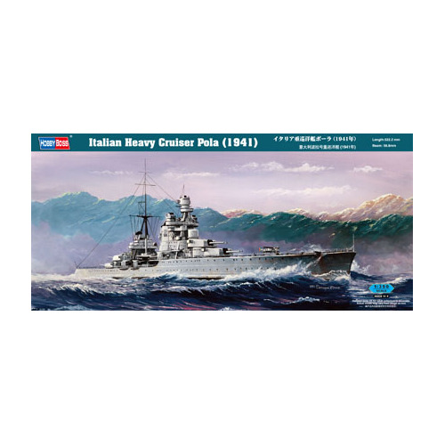 HobbyBoss 1/350 Italian Heavy Cruiser Pola (1941) Plastic Model Kit [86502]