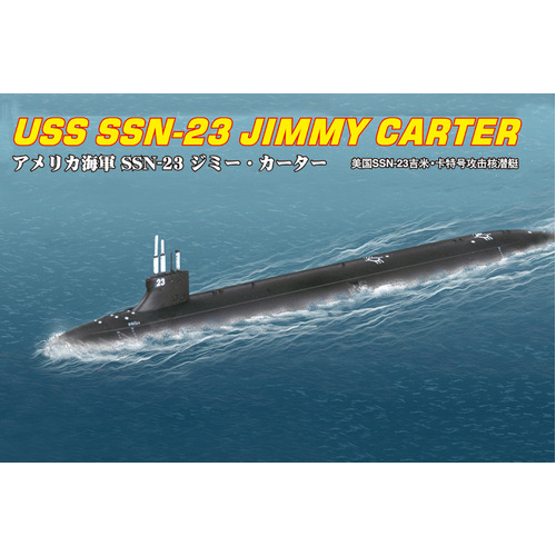 HobbyBoss 1/700 SSN-23 JIMMY CARTER ATTACK SUBMARINE Plastic Model Kit [87004]