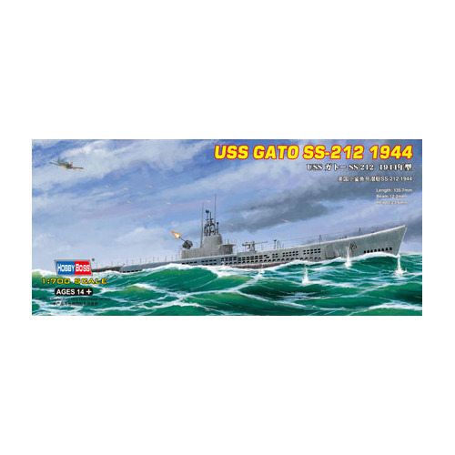 HobbyBoss 1/700 GATO SS-212 1944 Plastic Model Kit [87013]