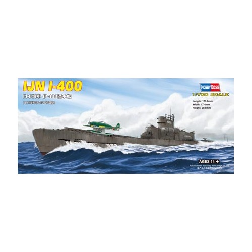 HobbyBoss 1/700 I-400 class Submarine Plastic Model Kit [87017]