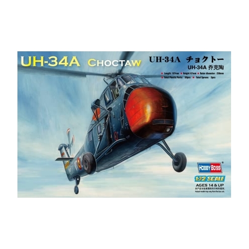 HobbyBoss 1/72 UH-34A “Choctaw” Plastic Model Kit [87215]